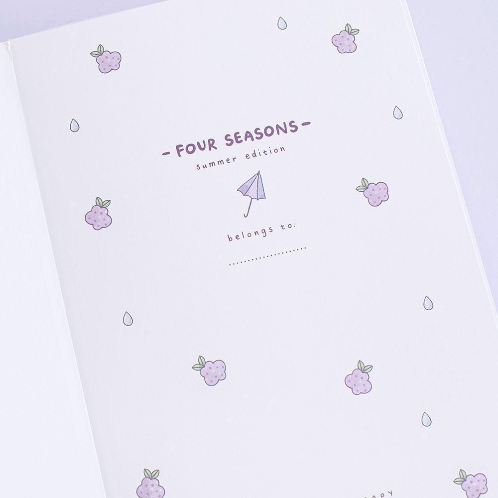 Tsuki ‘Four Seasons: Summer Edition’ Bullet Journal ☾ @milkkoyo x NotebookTherapy