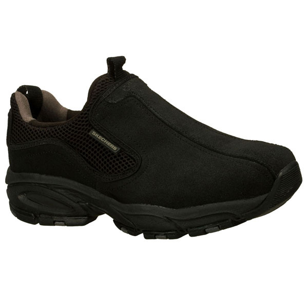 Skechers Men Extra Wide Fit (4E) Shoes - Legend Seeker Black - SKECHERS