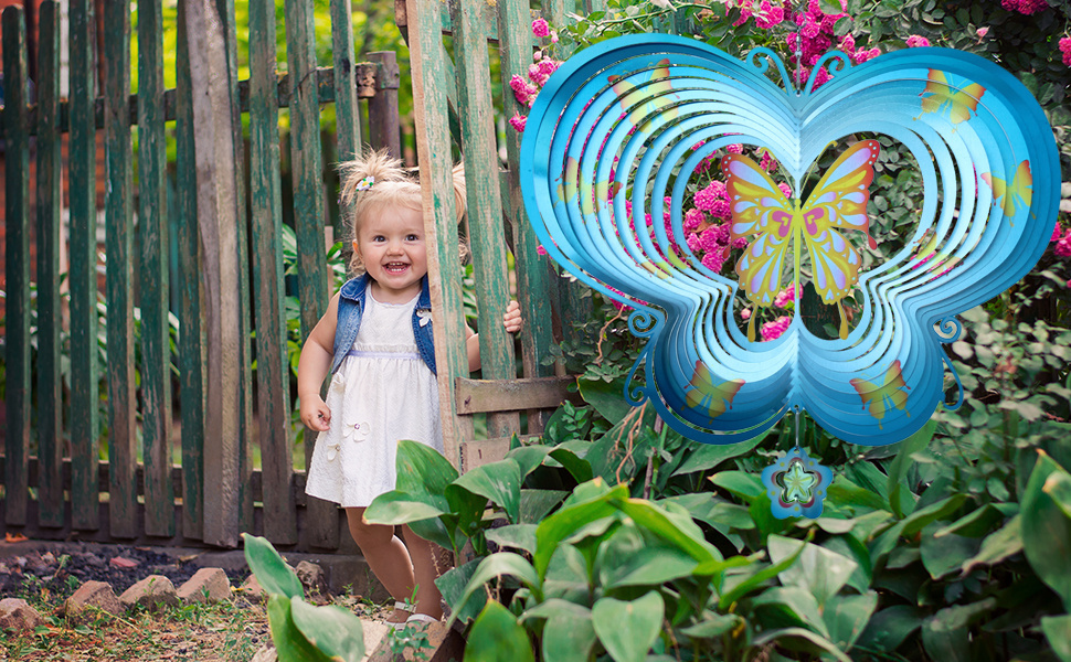 Butterfly dynamic wind rotator
