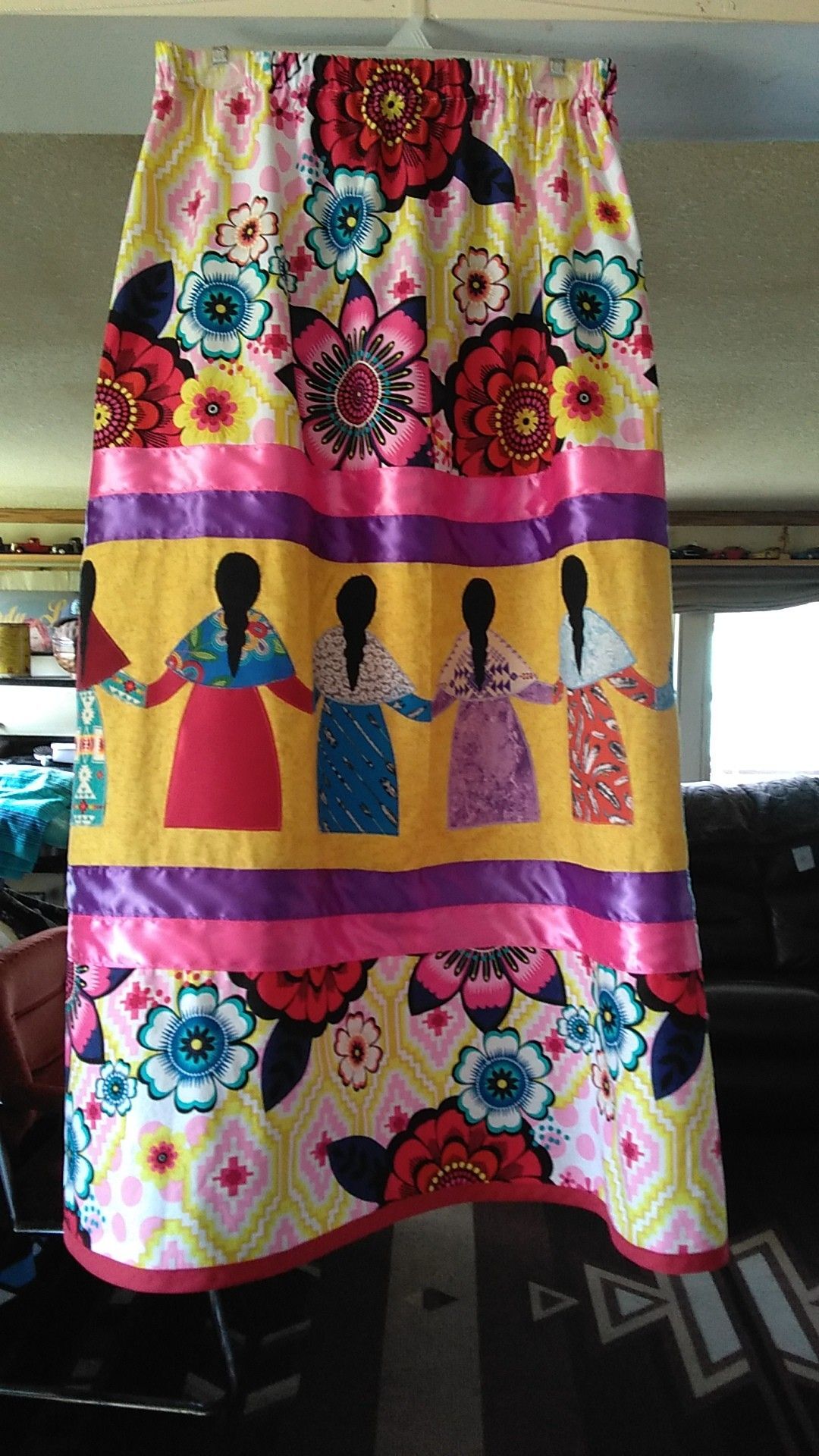 LARGE COTTON  NATIVE  SKIRT 923a