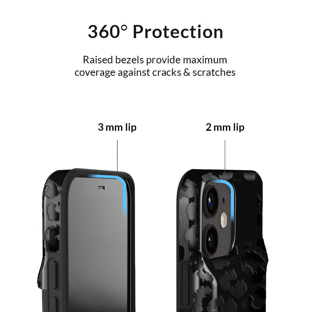 Black Leopard Wallet Case