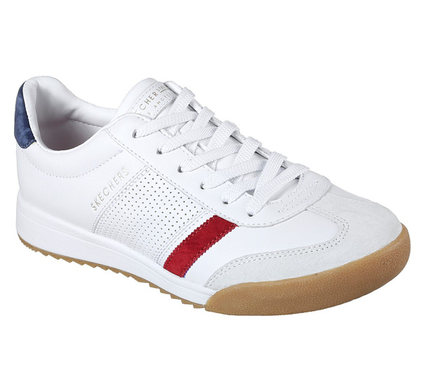 Skechers Women Zinger - Retro Rockers White/Red/Navy - SKECHERS