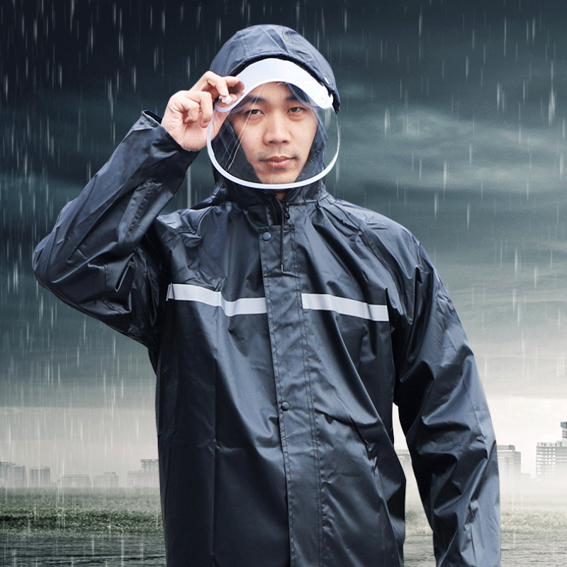 Raincoat Set with Hood and Windshield
