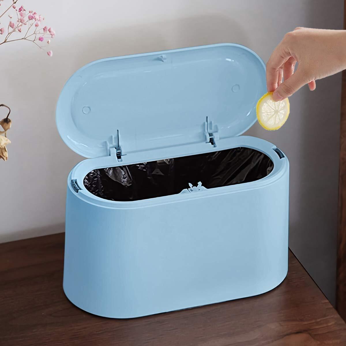 Press-Type with Removable Inner Plastic Small Garbage Can