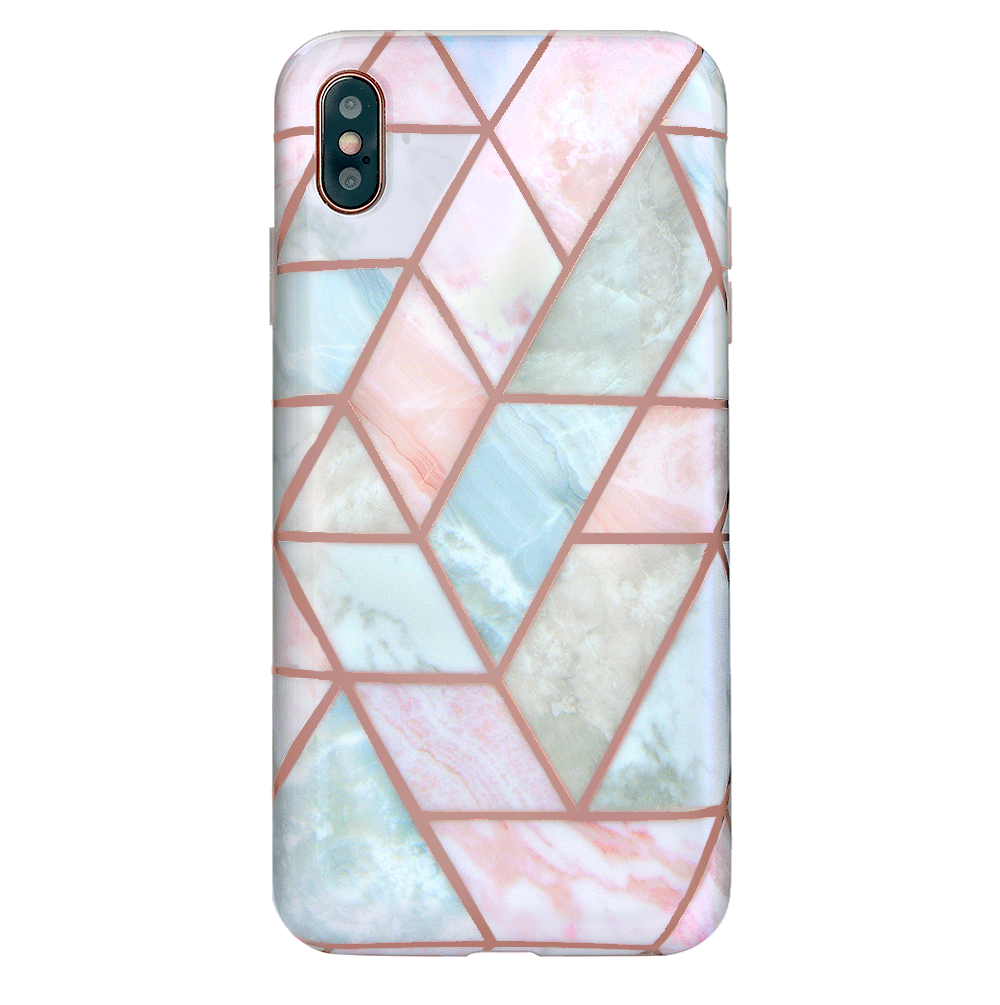 Geometric Marble iPhone Case