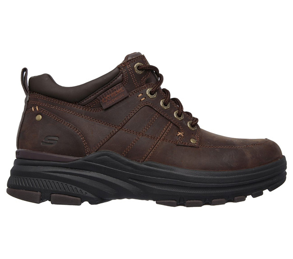 Skechers Men Boots: Holdren - Lender Dark Brown - SKECHERS