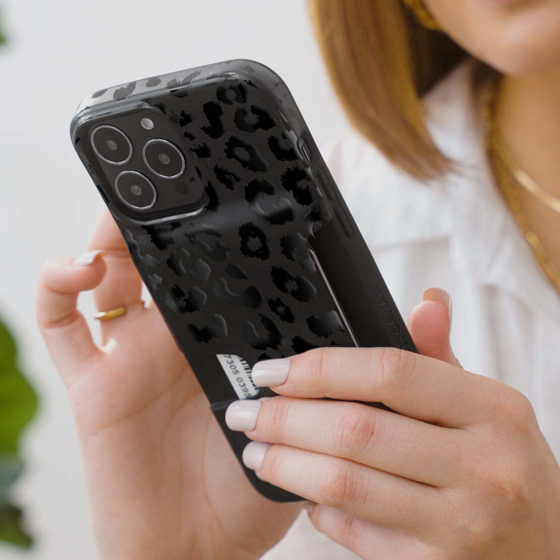 Black Leopard Wallet Case