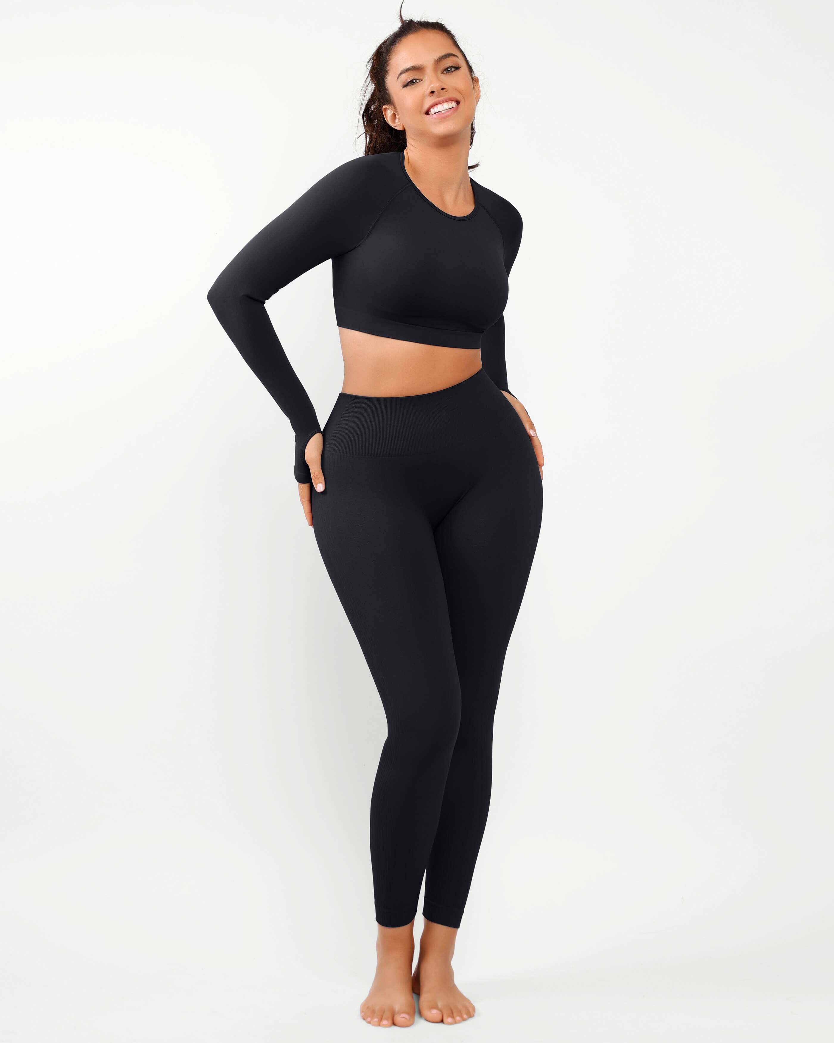 Long Sleeve & High-Waist Legging Set