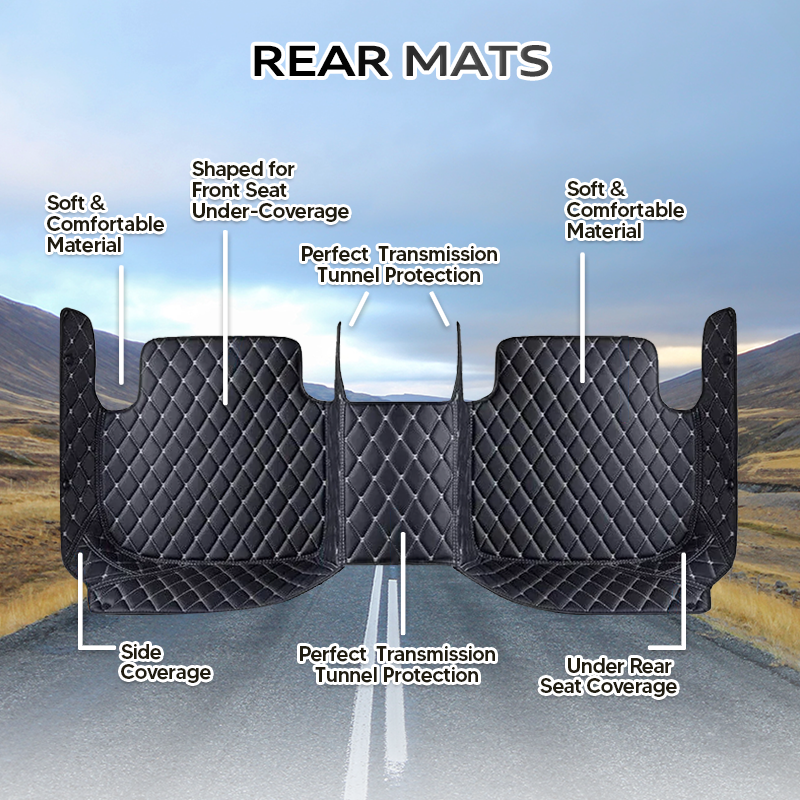 Alexcar Elvie 2023 Heavy Duty, Universal Fit Floor Mats for Cars, SUVs, and Trucks