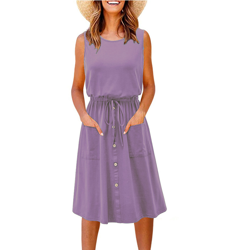 Finneyy women's Button Down Dress with Pockets