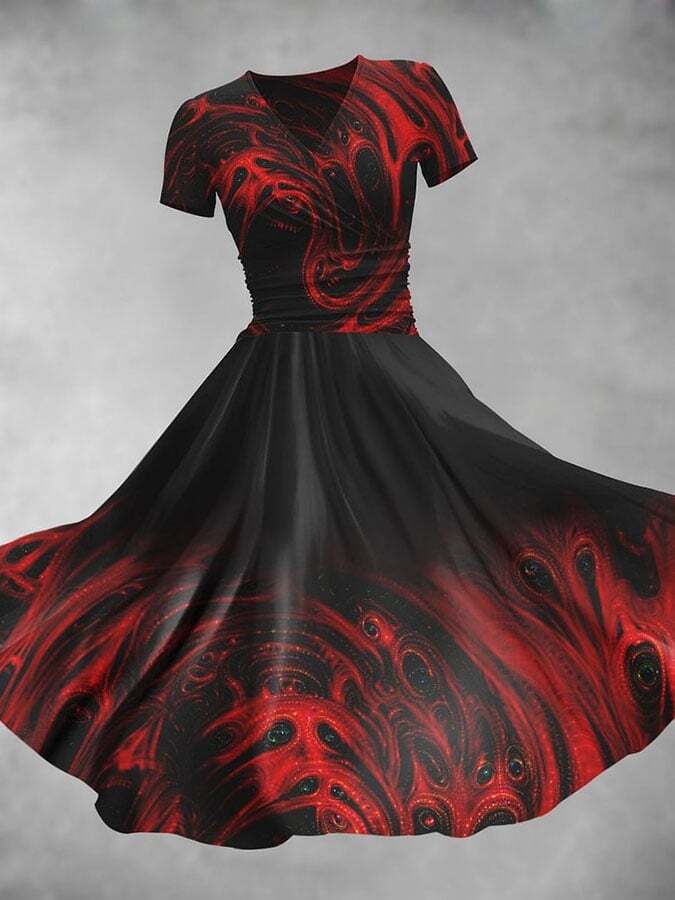 Halloween Women'S Casual Printed Dress