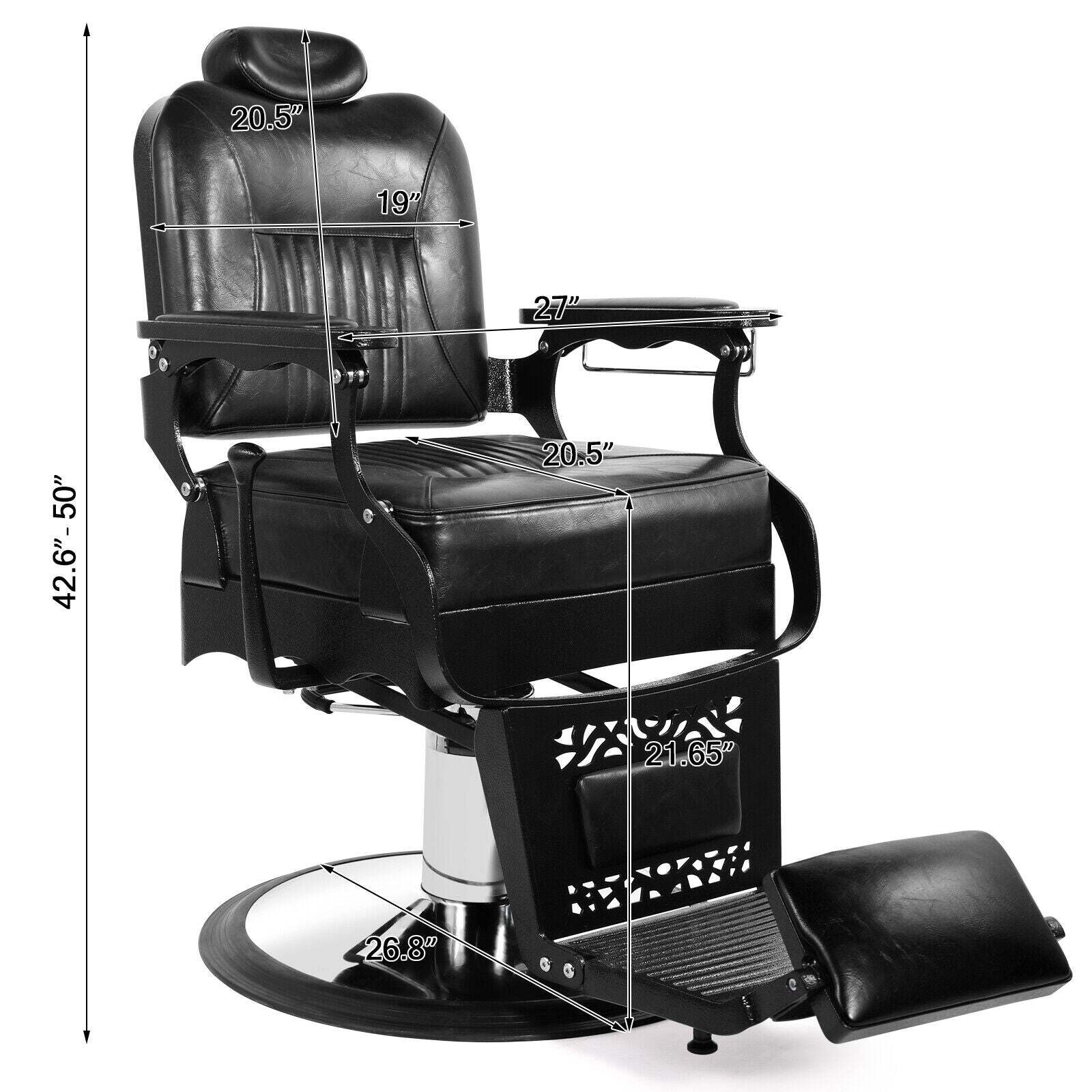 #5046 Vintage Heavy Duty  Barber Chair (bundle)