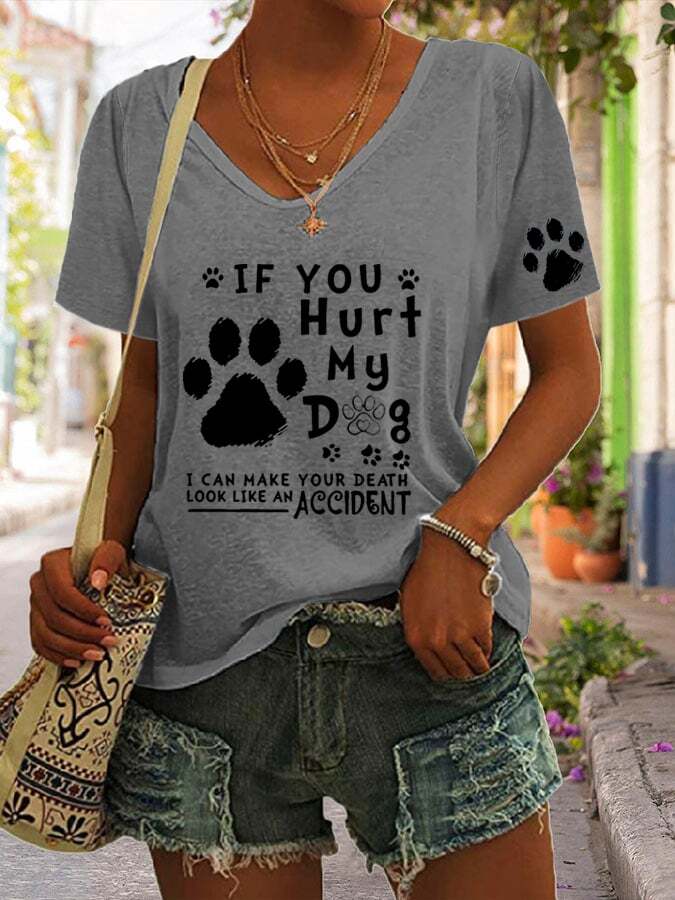 If You Hurt My Dog I Can Make Your Death Look Like An Accident Classic T-Shirt
