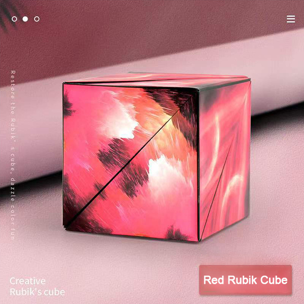 3D Changeable Magnetic Magic Cube Fun Puzzle Kids Adults Antistress Game Toys Gifts