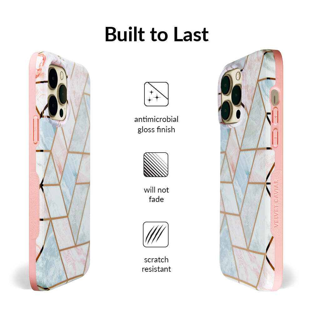 Geometric Marble iPhone Case