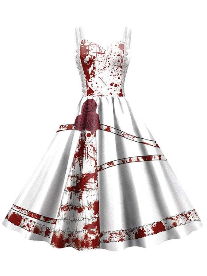 Halloween Women'S Printed Dress