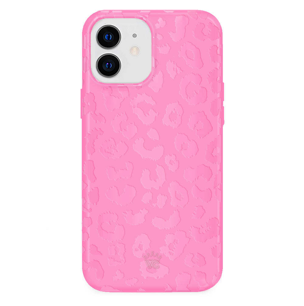 Hot Pink Leopard iPhone Case