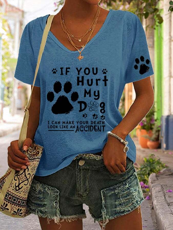 If You Hurt My Dog I Can Make Your Death Look Like An Accident Classic T-Shirt