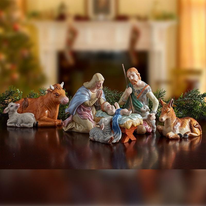 Nativity Blessed Mother Mary Figurine, 6.3 IN
