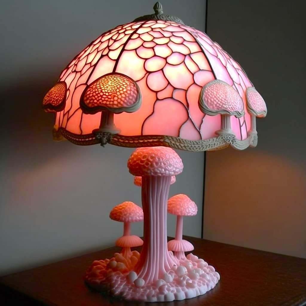 🎉Last Day Sale🔥Stained Glass Plant Series Table Lamp
