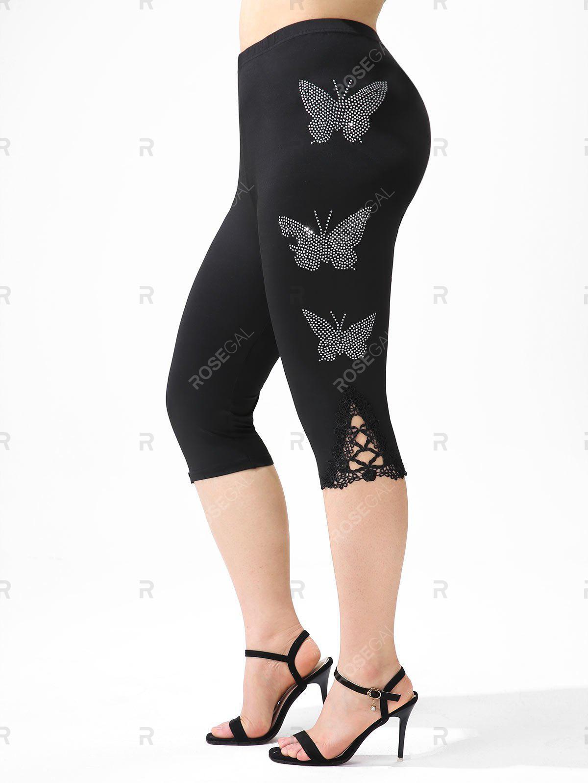 3D Sparkles Stars Printed Tee and Leggings Matching Set Plus Size Summer Outfit