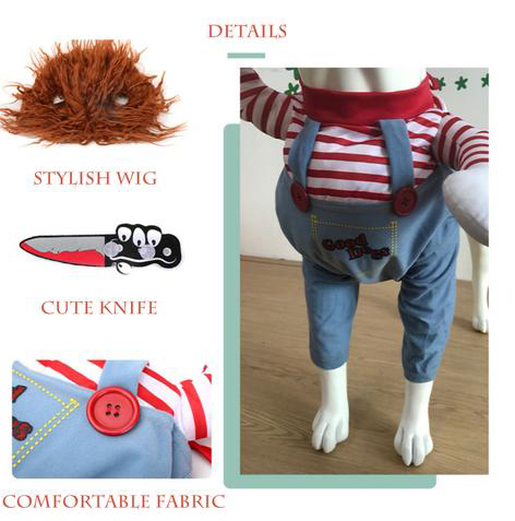 ?Deadly Doll Costume - For Pets