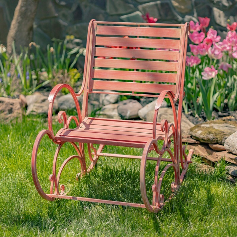 IRON ROCKING ARM CHAIR - Theornament
