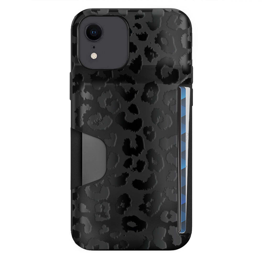 Black Leopard Wallet Case