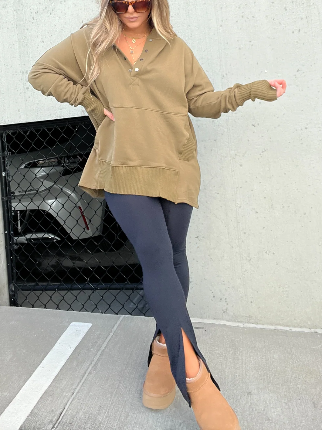 Women's Oversized Hoodie With Thumb Holes (Buy 2 Free Shipping)
