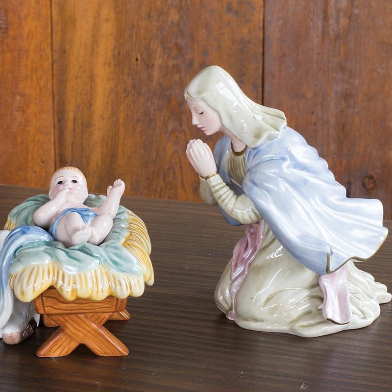 Nativity Blessed Mother Mary Figurine, 6.3 IN