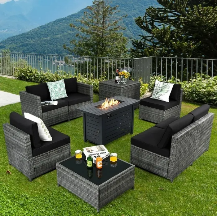 Rattan sofa set Discount Store