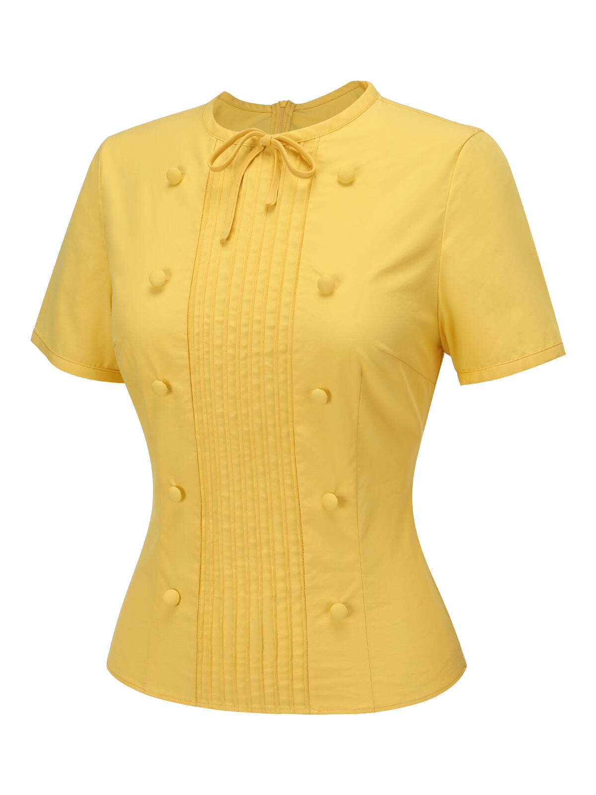 [Pre-Sale] 2PCS Yellow 1950s Roses Short Sleeve Set